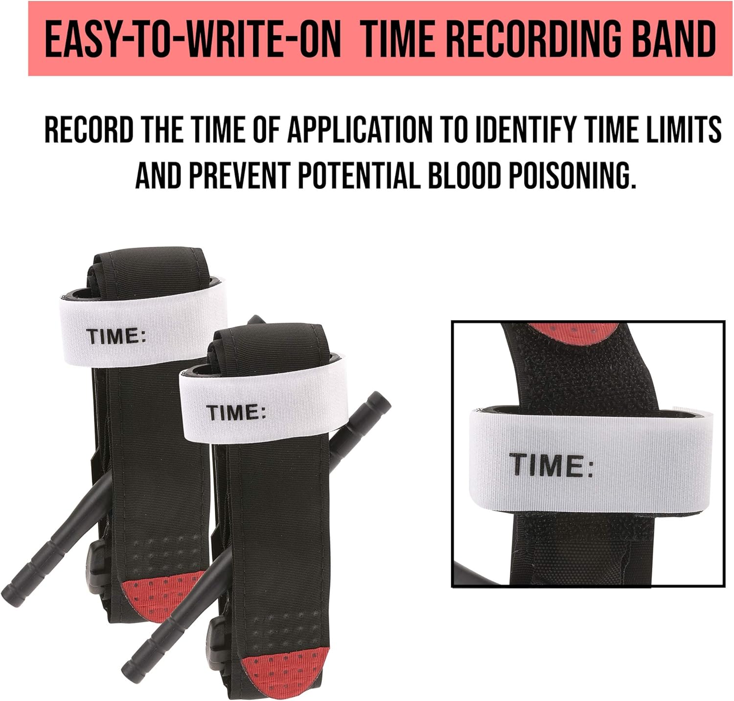 Combat Action Tourniquet - Windlass First Aid Tactical Spinning Swat Medic Pre-Hospital Life Saving Hemorrhage Control Gen 3 Mil-Spec (3 Pack) (Black) : Industrial & Scientific