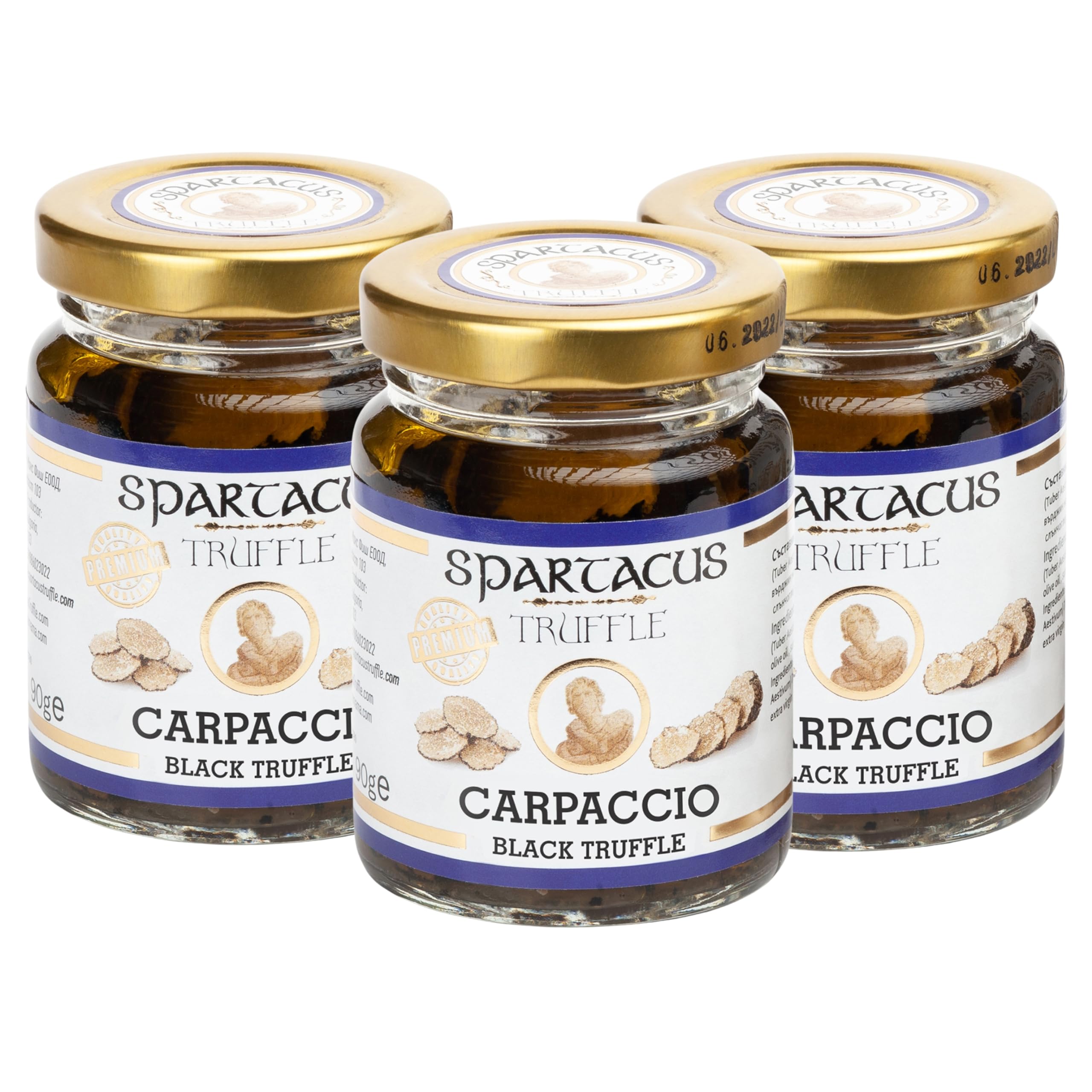 Spartacus Truffle Carpaccio di Tartufo Nero Estivo in Olio 90g