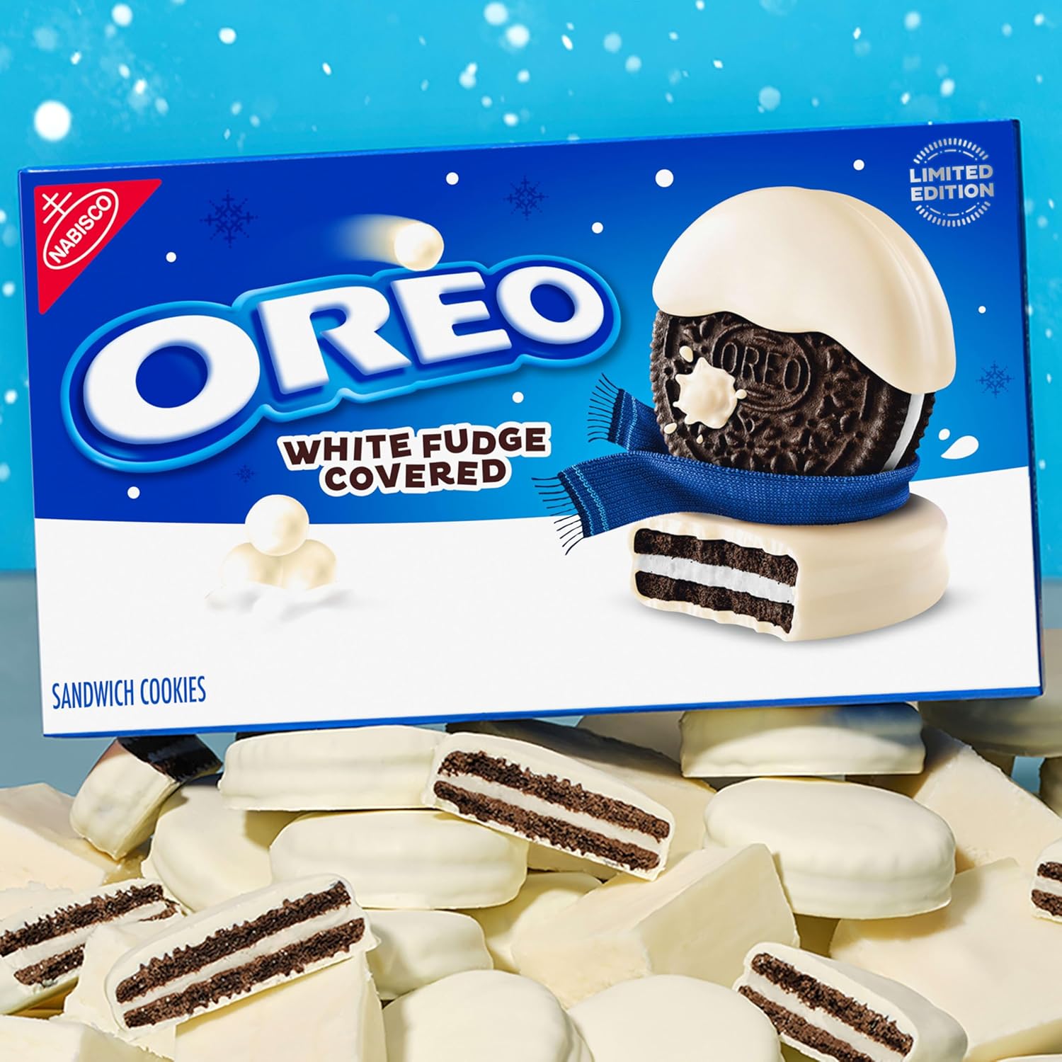 Oreo - Brandclub - OREO White Fudge Covered Chocolate Sandwich