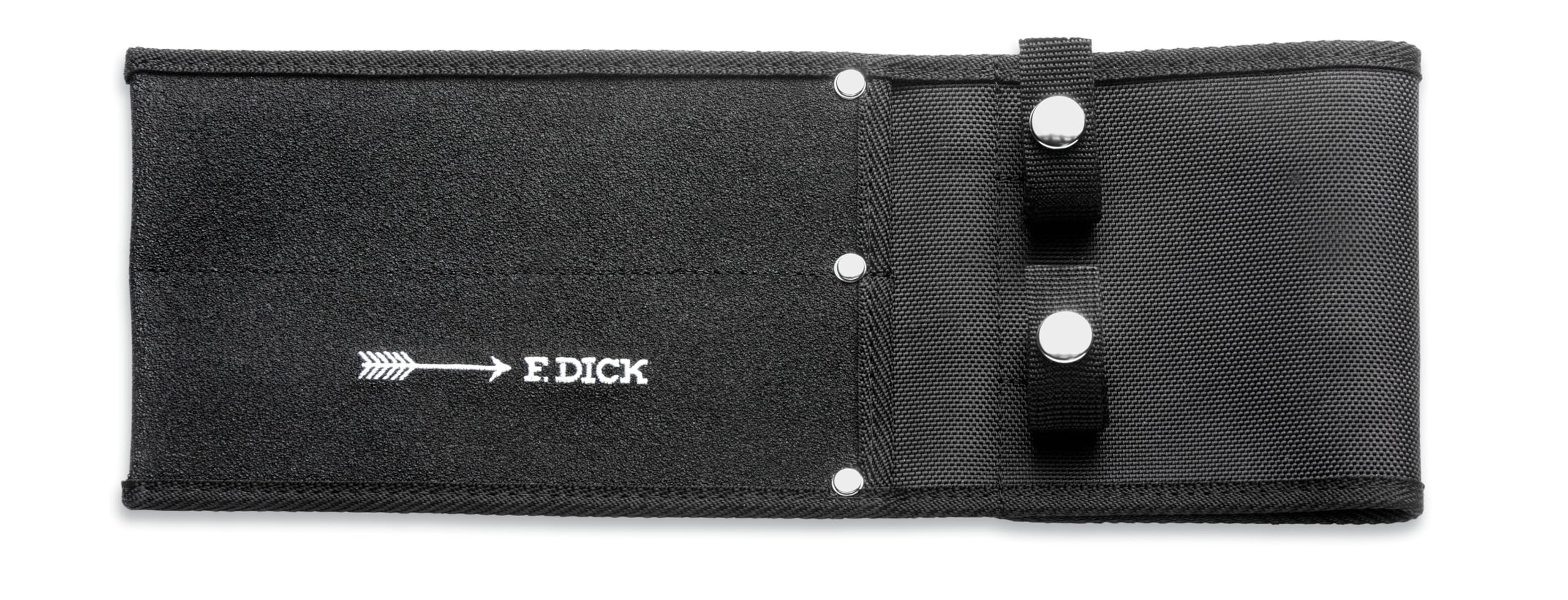 F. DICK Messerscheide Antislip I Messerköcher für 2x Messer bis 21 cm, für Kochmesser, Fleischermesser, Antislip Material, vernäht und vernietet, Stabil, Waschbar I 90134000