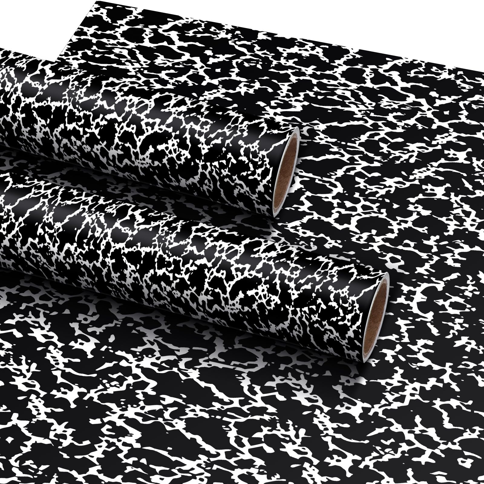PerKoop 2 rollos de papel para tablón de anuncios de 3.9 x 12 pies, papel de fondo para decoración del hogar, oficina, escuela, aula (blanco y negro)