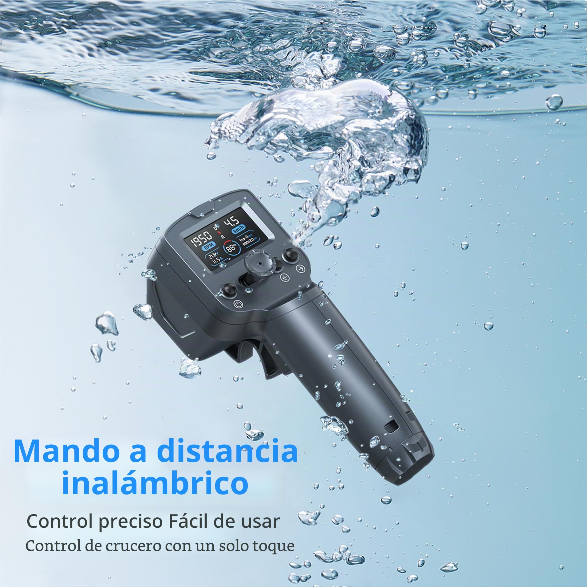 Tedgix K4C Motor para SUP & Kayak, 400 W sin escobillas, propulsión submarina con batería B8 y mando a distancia con control de crucero, aleta eléctrica para Stand Up Paddle, aleta Boost para canoa