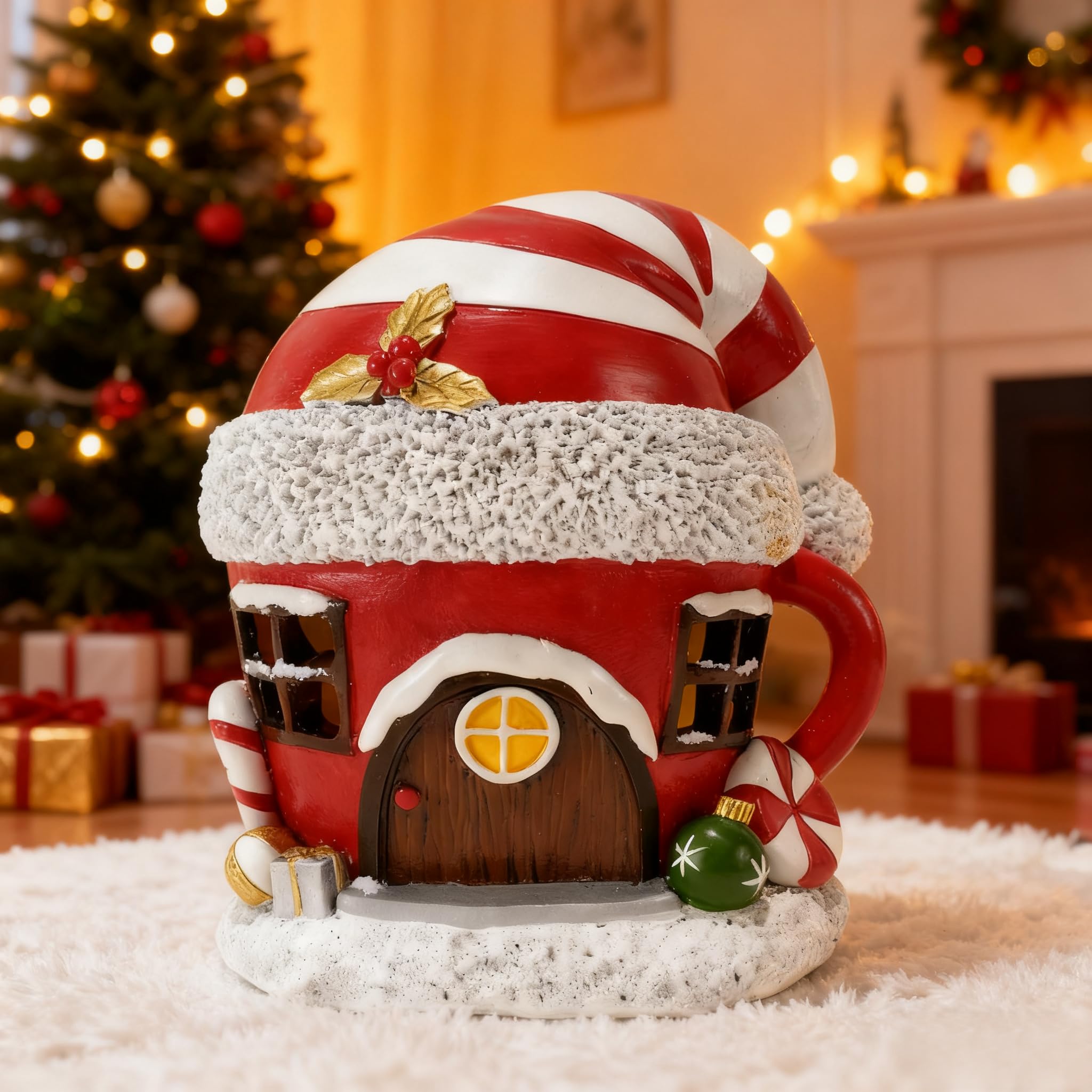Décoration d'intérieur pour maison de Noël avec lumière LED le cadeau idéal