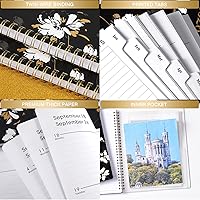 Vista 5 de 2026 Planner - 2026 Planner Weekly and Monthly, January - December 2026, Calendar Planner 2026 with Monthly Tabs, Floral Cover