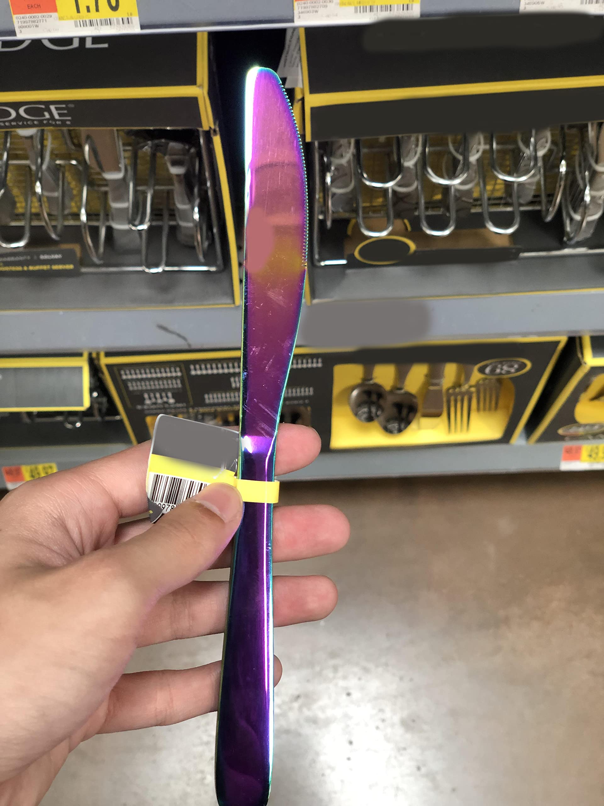 SHREE TECHNESH Rainbow Butter Knife Set of 6 2