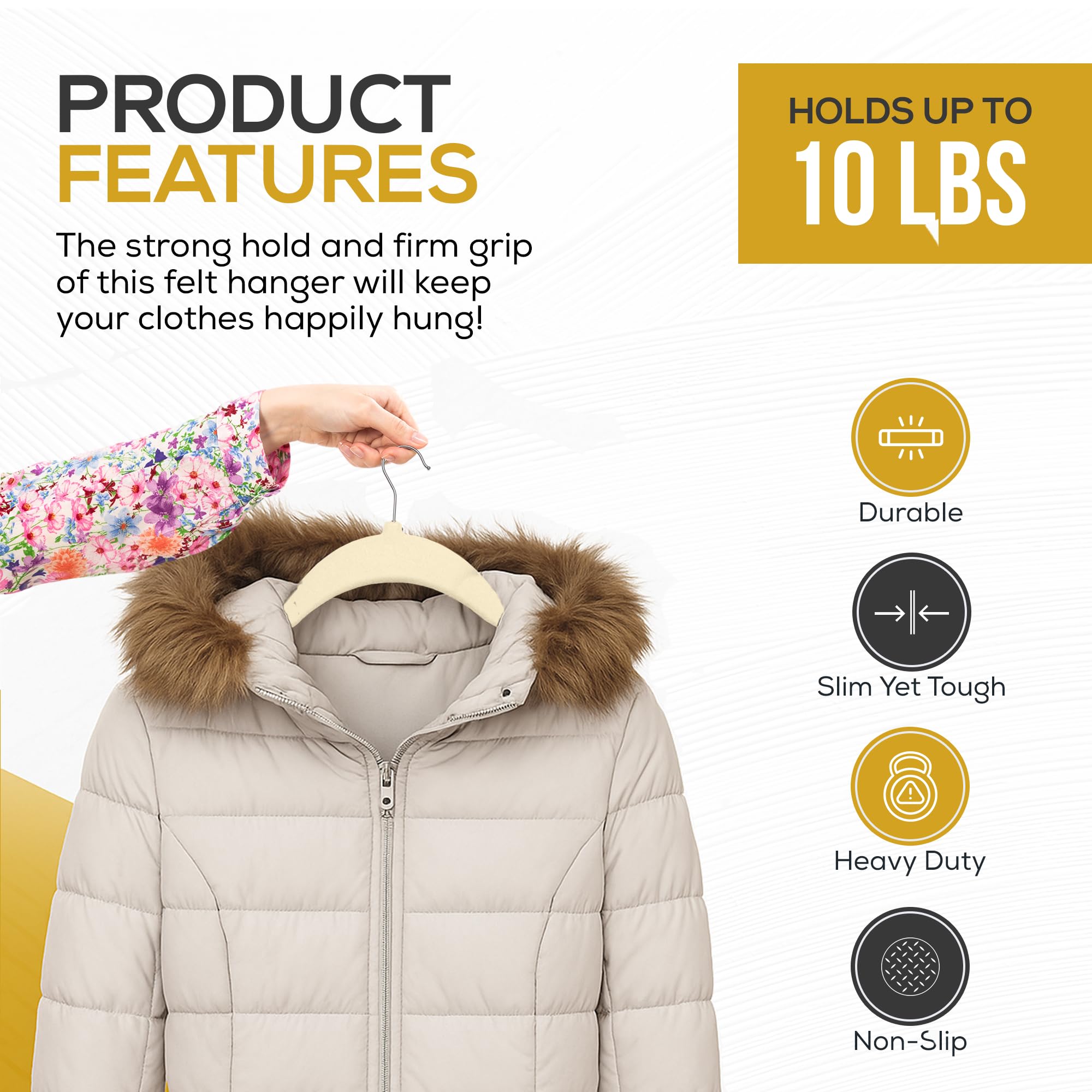 Amazon.co.jp: TECHZOO プレミアム品質 ベルベットハンガー 50個パック