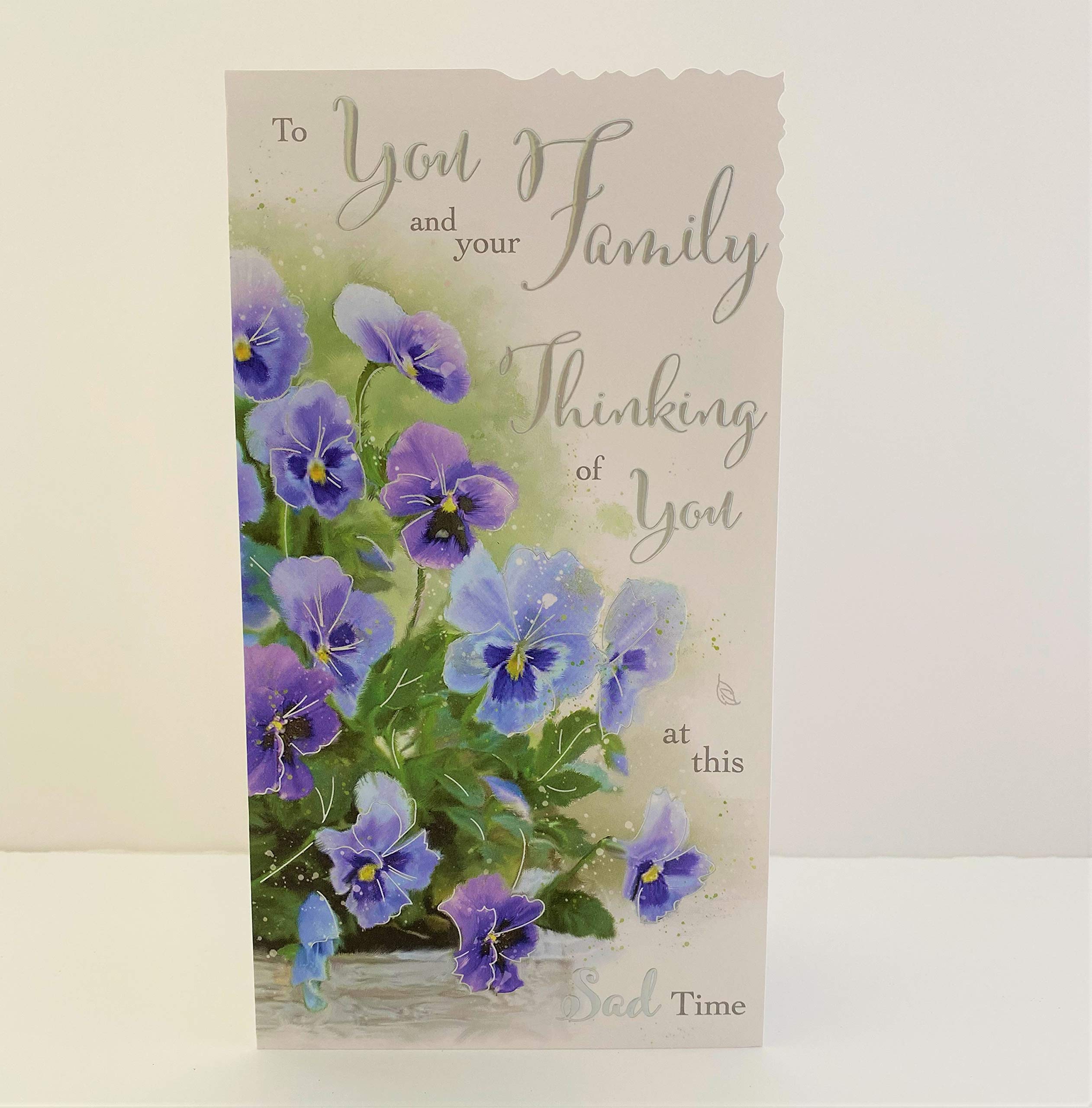 to You and Your Family, Thinking of You at This Sad Time. Sympathy Card ...