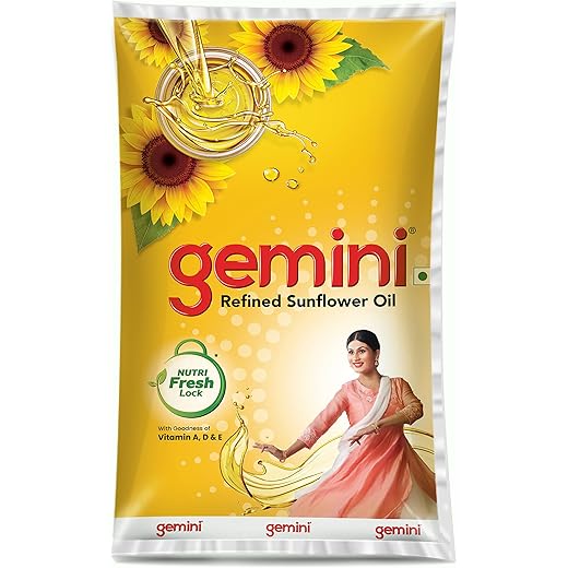 GEMINI REF SUNFLOWER OIL 870g Pouch