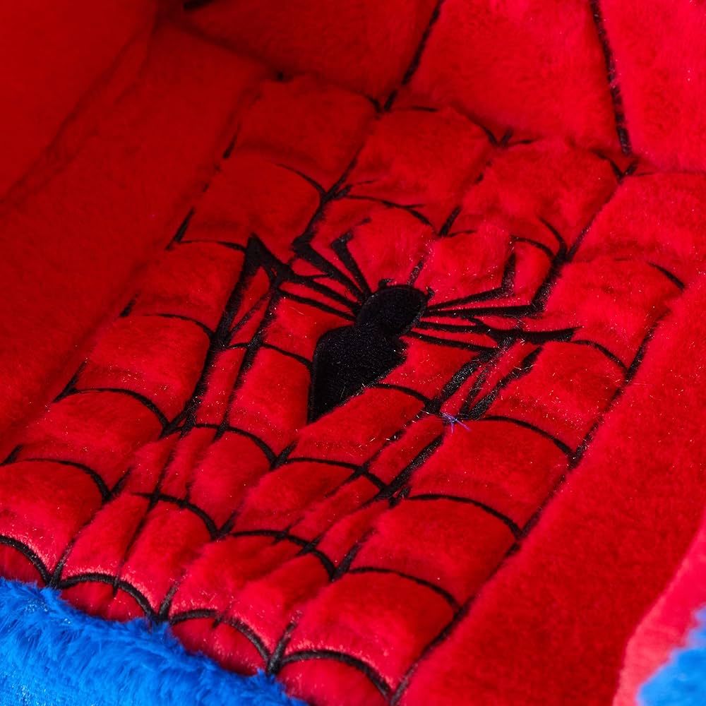 Idea Nuova Figural Plush Foam Chair for Kids, Spiderman
