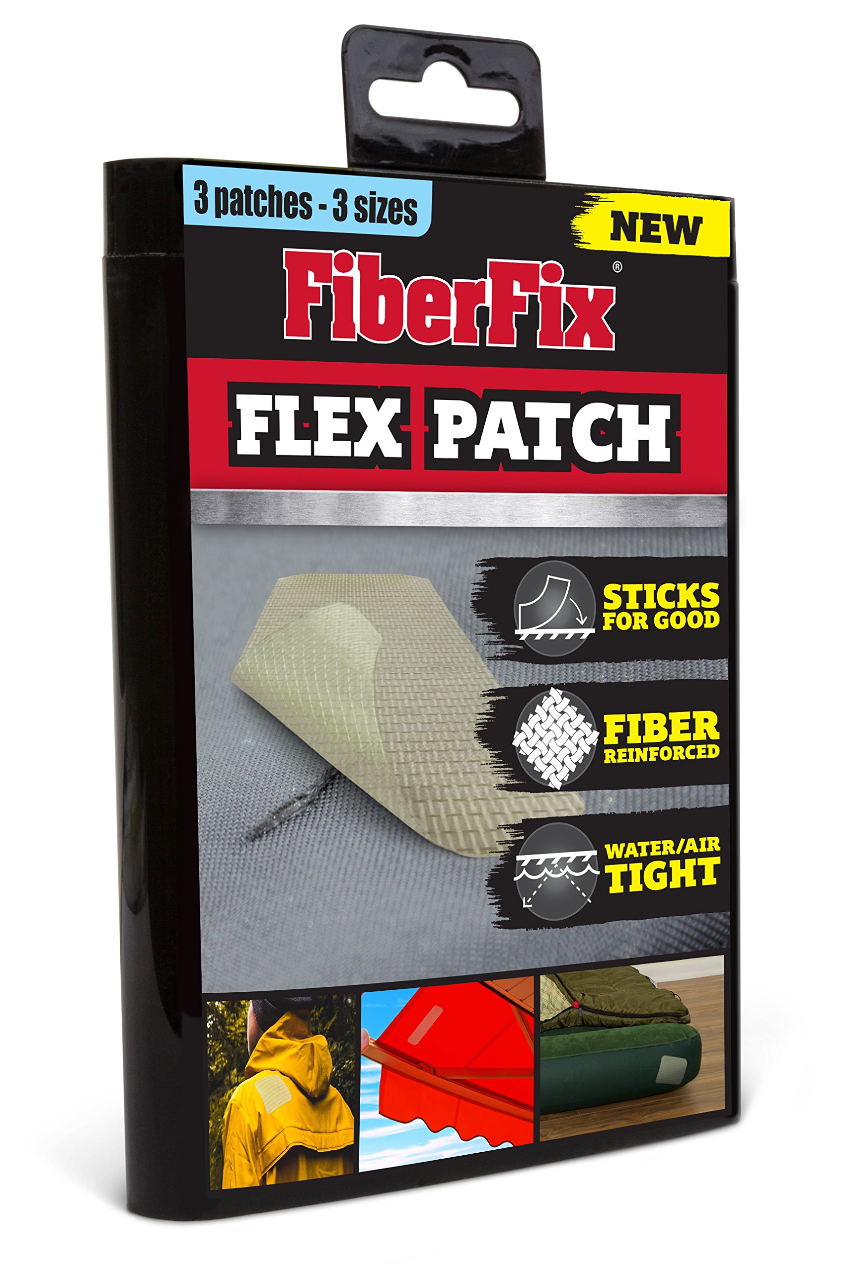 FIBERFIXFlex Patch - 3 Patch Set - 3 Sizes