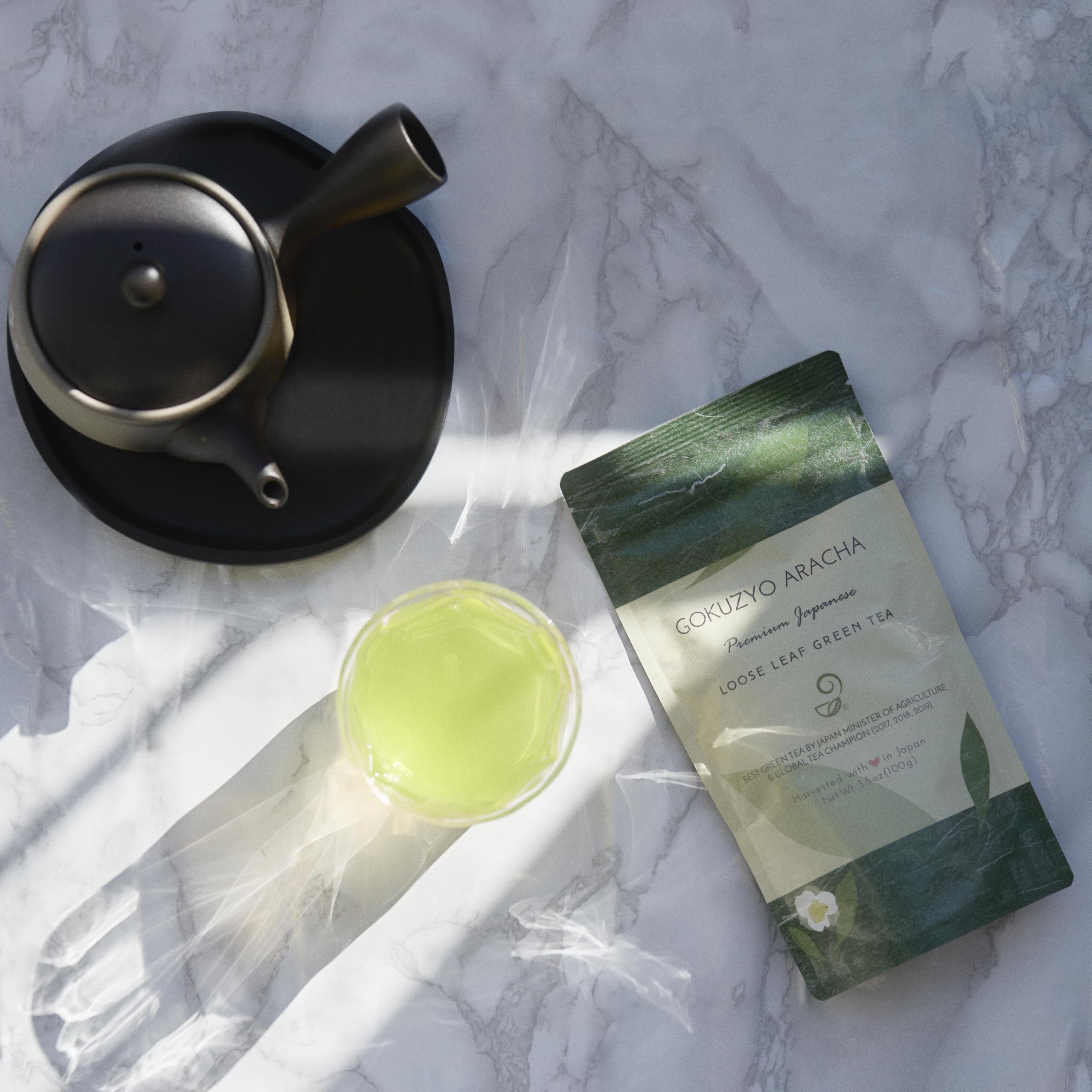 Matcha Nozomi an Gokuzyo Aracha Tea Assortment from Japanese Green Tea Co - Single Origin All-Natural Japanese Tea — view 7