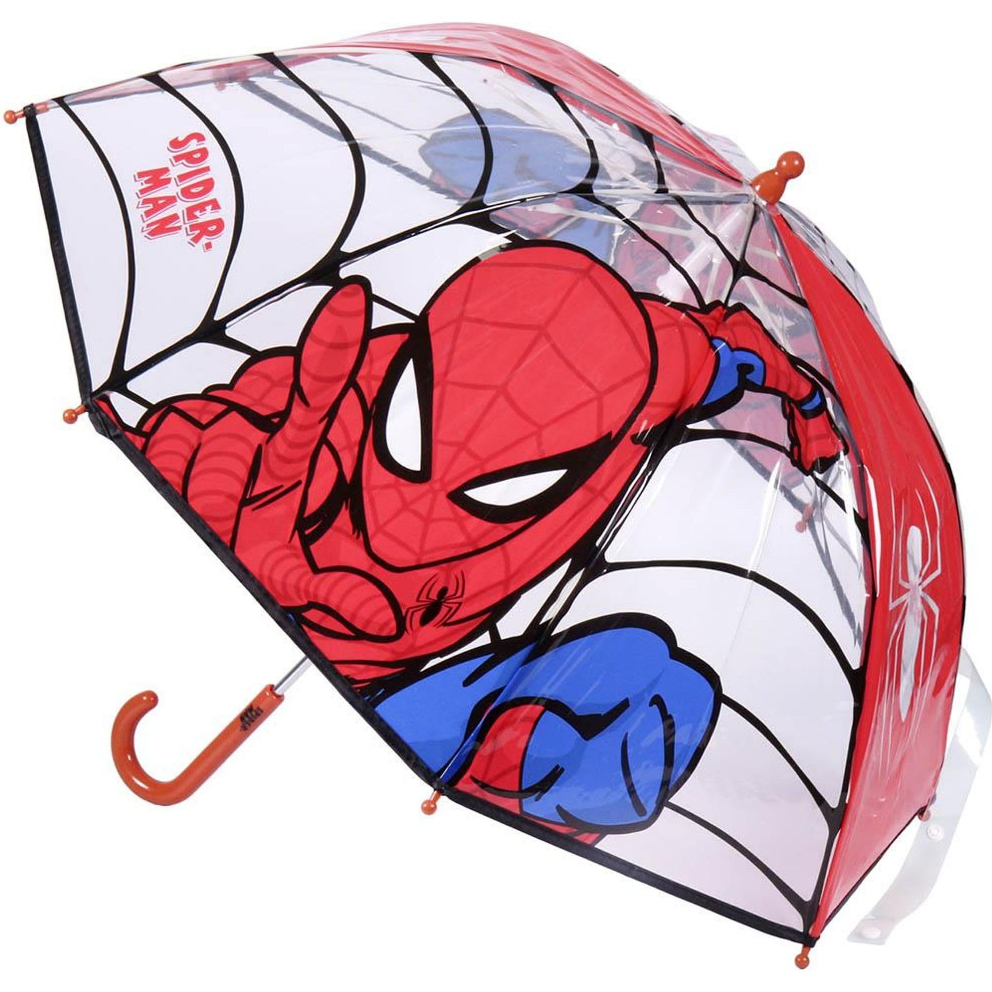 Cerda Spiderman Bubble Design Umbrella for Kids to Protect Against Severe Weather Elements