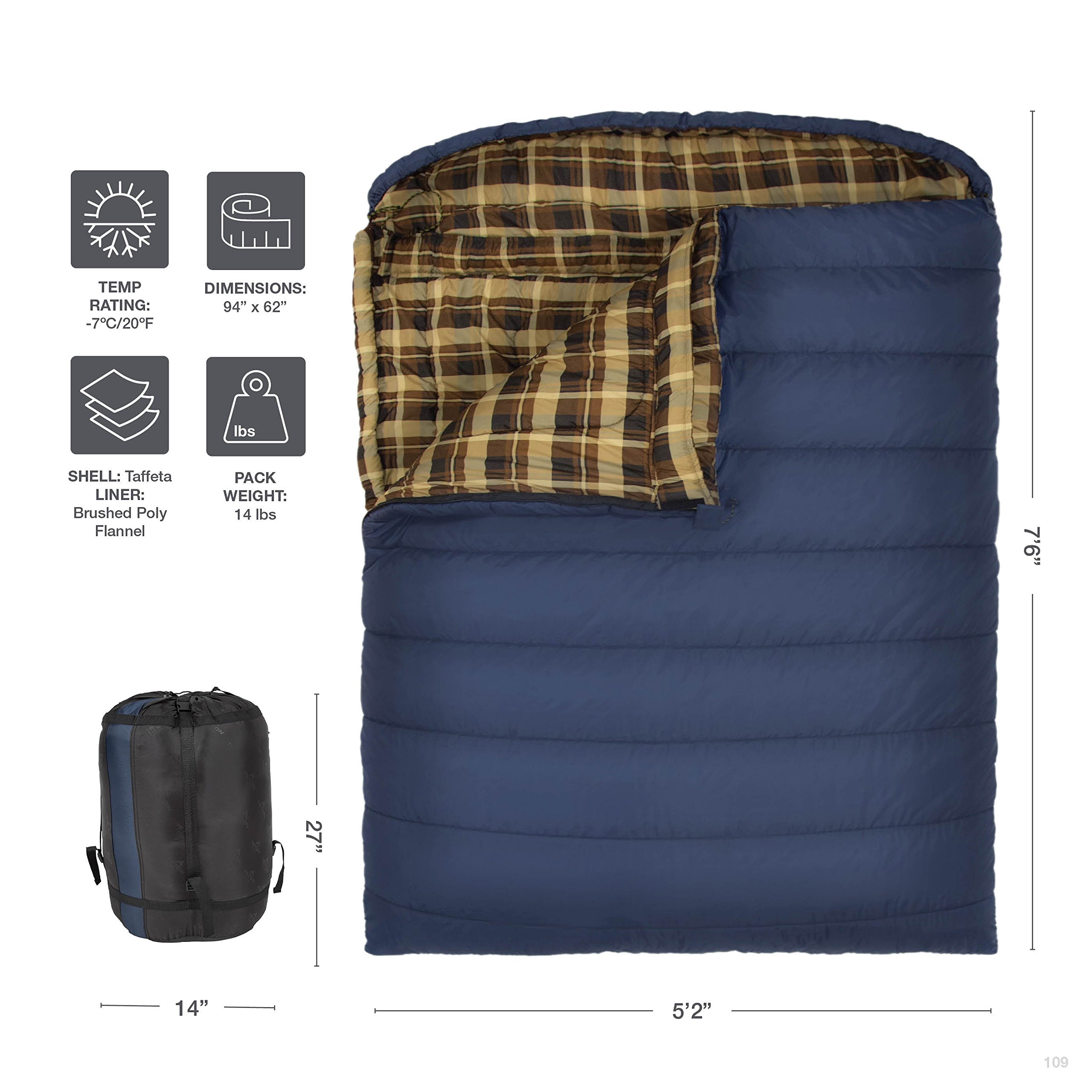 oztrail queen sleeping bag