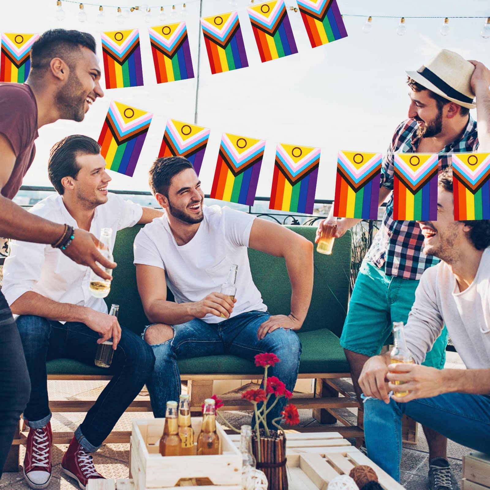 30 Pride-Handflaggen – Bunte Regenbogen-Deko Für Parties & Festivals