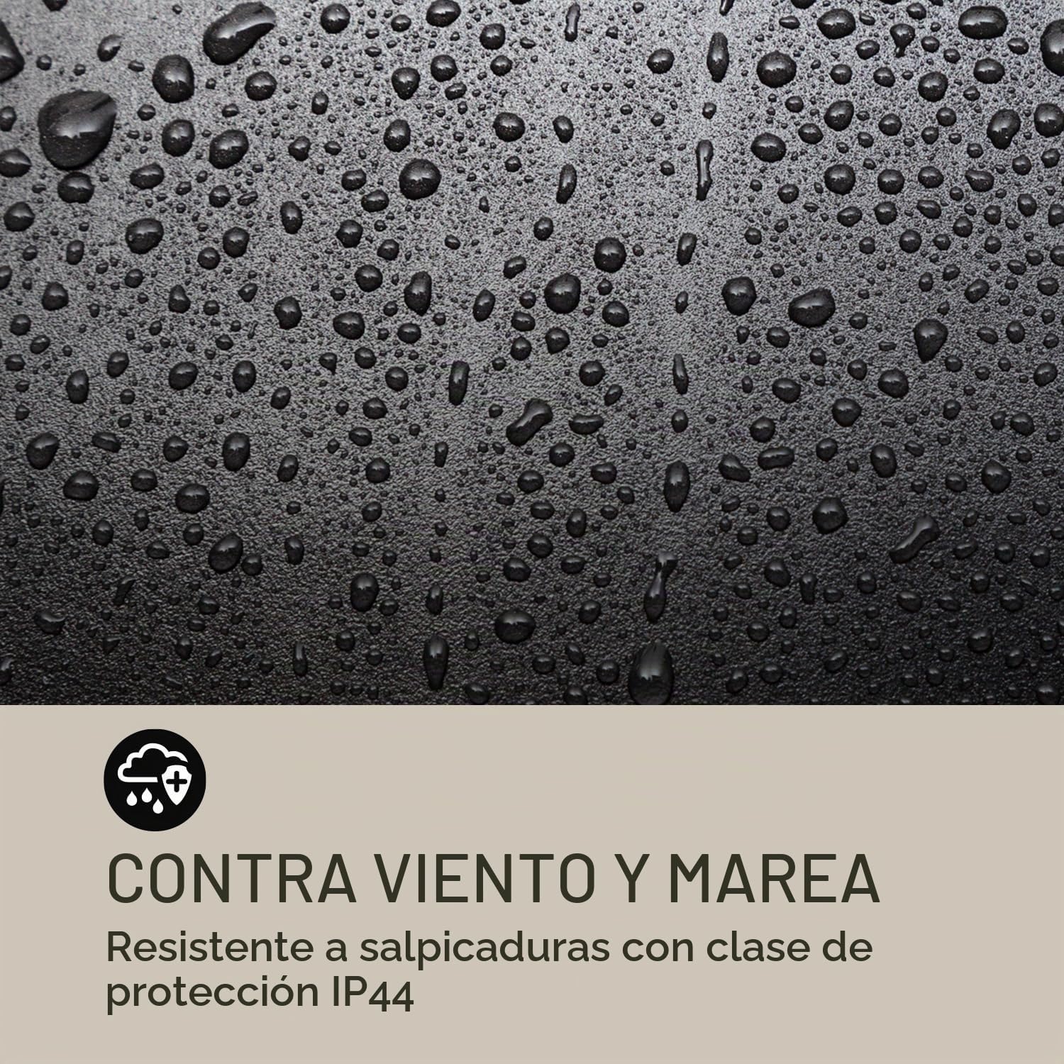 blumfeldt Primal Heat - Calefactor radiante de pie, Calefactor IR para mesa alta, Calefacción por infrarrojos, Radiador infrarrojo de 1600 W, Sensores de proximidad infrarrojos, Altura: 65 cm, Plata