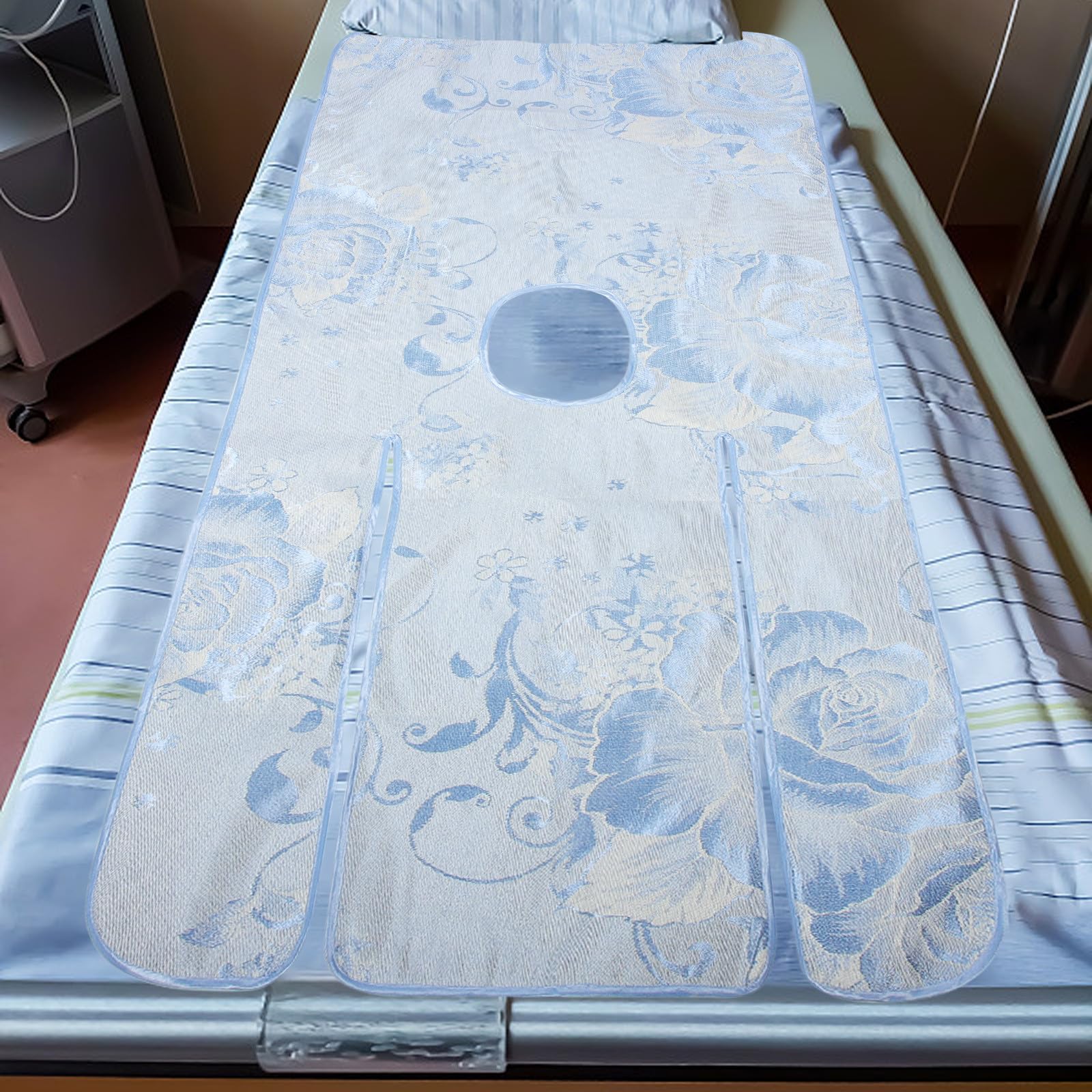 Kühlmatte für Bett aus Atmungsaktiver Seide Komfortable Schlafmatratze für Pflegebetten für Ältere Menschen und Patienten im Sommerurlaub