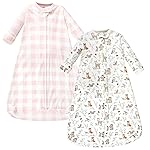 Hudson Baby Unisex Baby Cotton Long-Sleeve Wearable Sleeping Bag, Sack, Blanket, Enchanted Forest, 3-9 Months