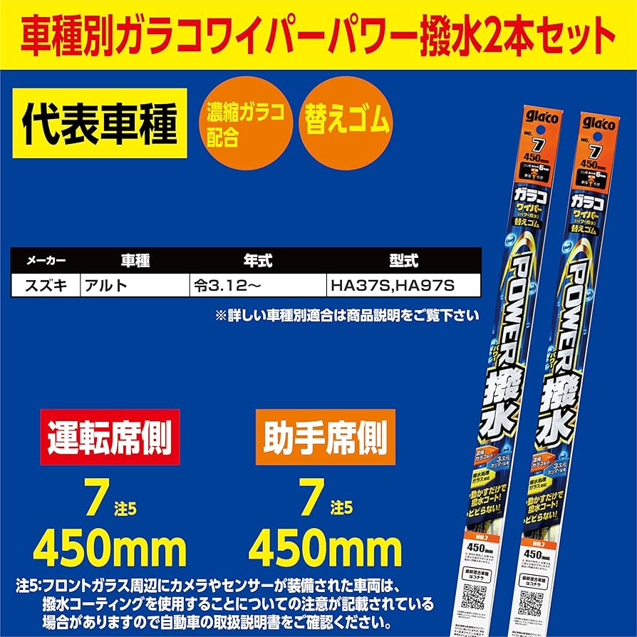 Amazon.co.jp: ソフト99(SOFT99) glaco(ガラコ) ワイパー替えゴム