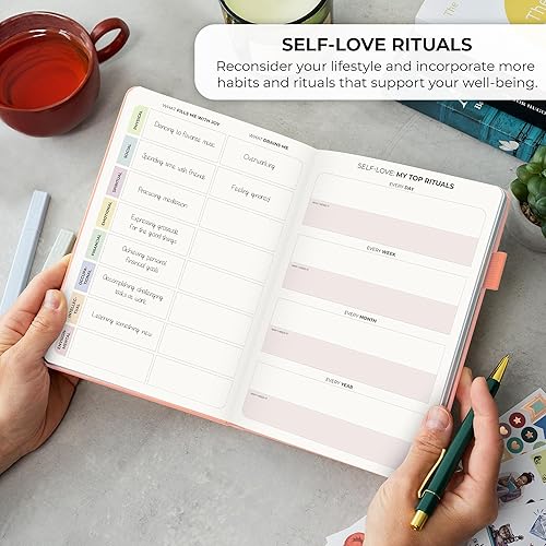 Vista 17 de Clever Fox Diario de amor propio: registro guiado de autodescubrimiento para autocuidado, reflexión y autoayuda, salud mental, gratitud y atención