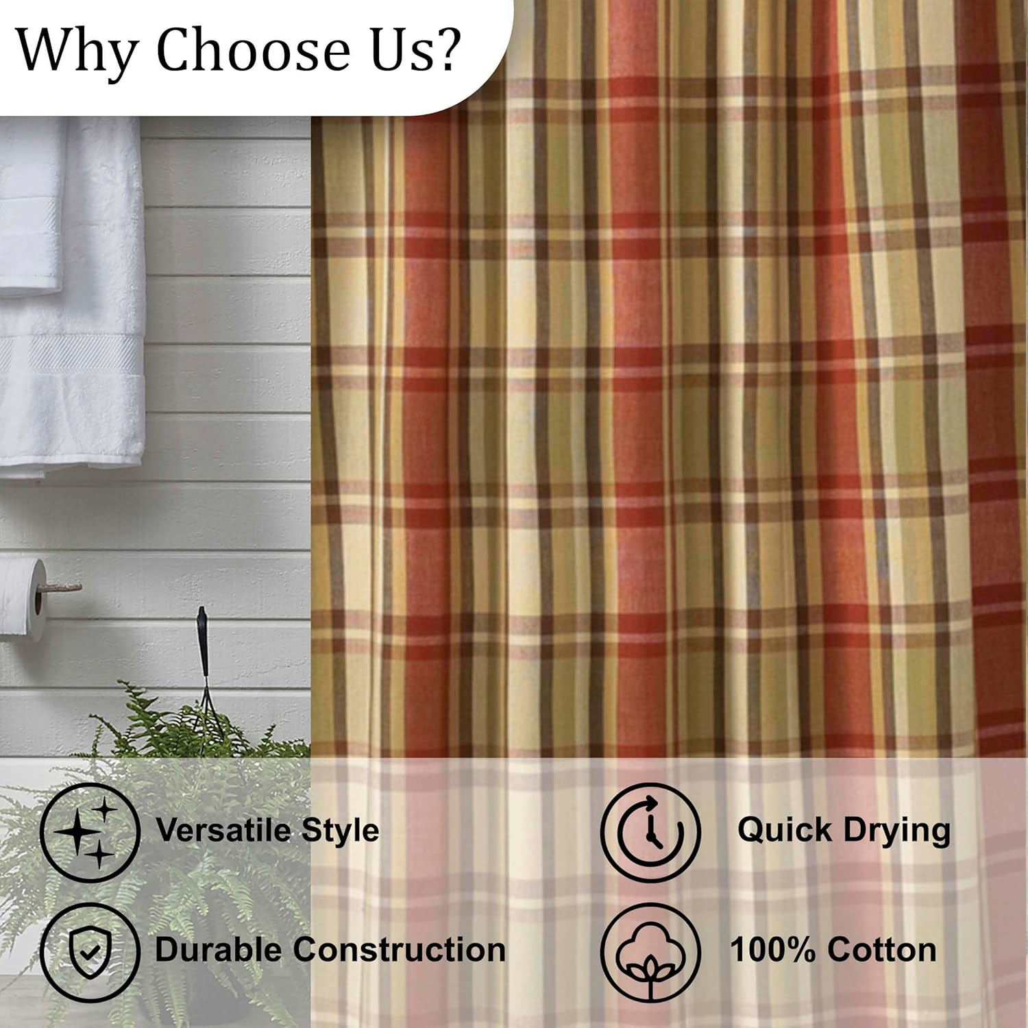 Park Designs Heartfelt Shower Curtain, 72 x 72