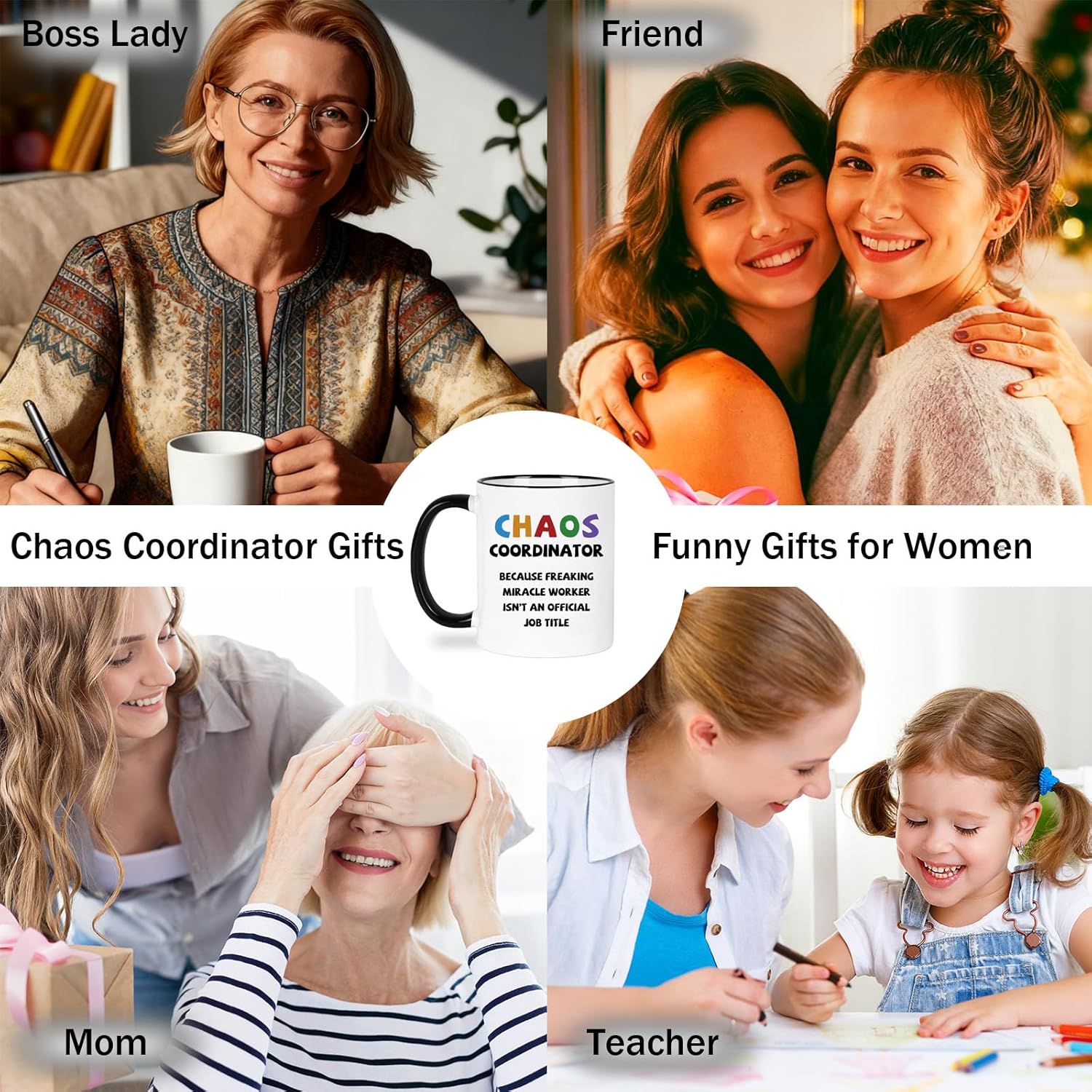 Chaos Coordinator Gifts, Funny Chaos Coordinator Mug, Boss Day Thank You Gift for Women Men, Boss, Coworker, Nurse, Teacher, Principal, Employee Appreciation Coffee Mug, 11 Oz-White - Image 4