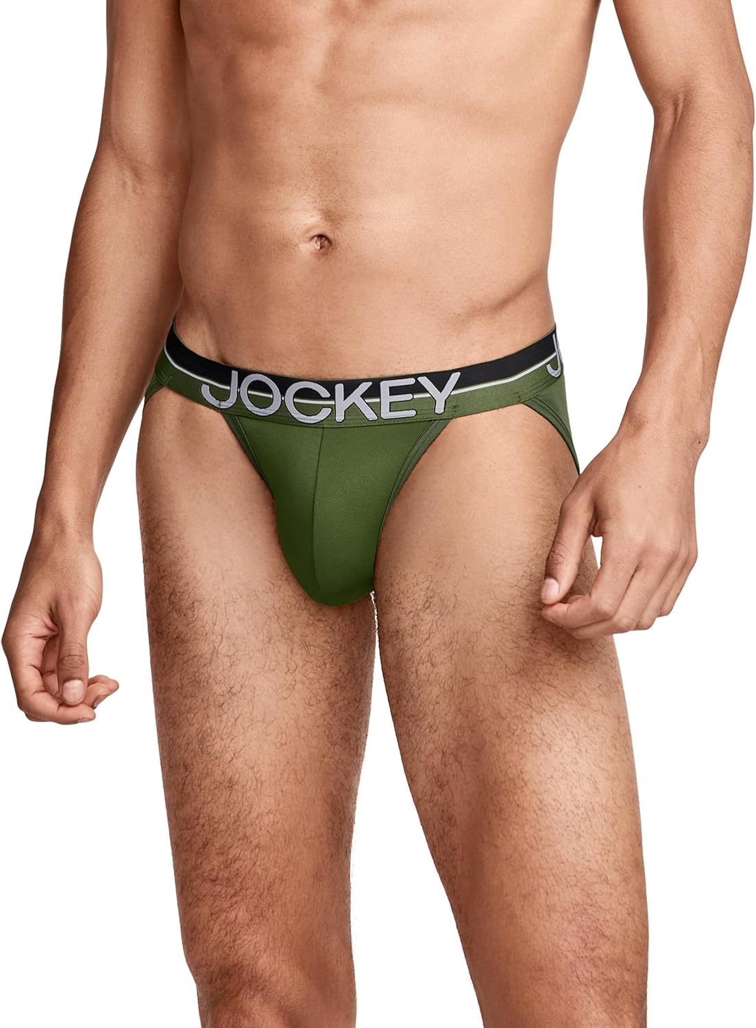 Jockey Men's Underwear Infinite Cool Microfiber Stretch String Bikini - 3 Pack