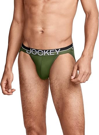 Jockey Men's Underwear Infinite Cool Microfiber Stretch String Bikini - 3 Pack