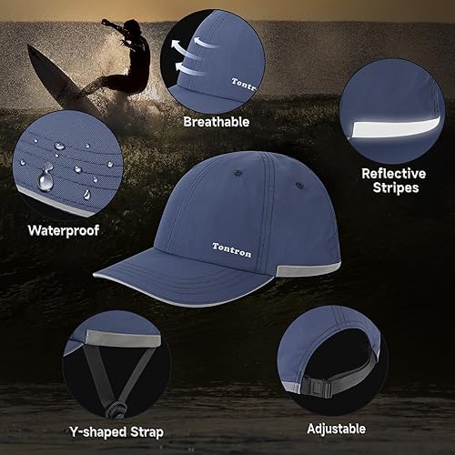 Miniatura 3 de Tontron Wasumer - Gorra para deportes acuáticos Gorra de kayak Gorra de rafting Sombrero de surf Casco de perfil bajo