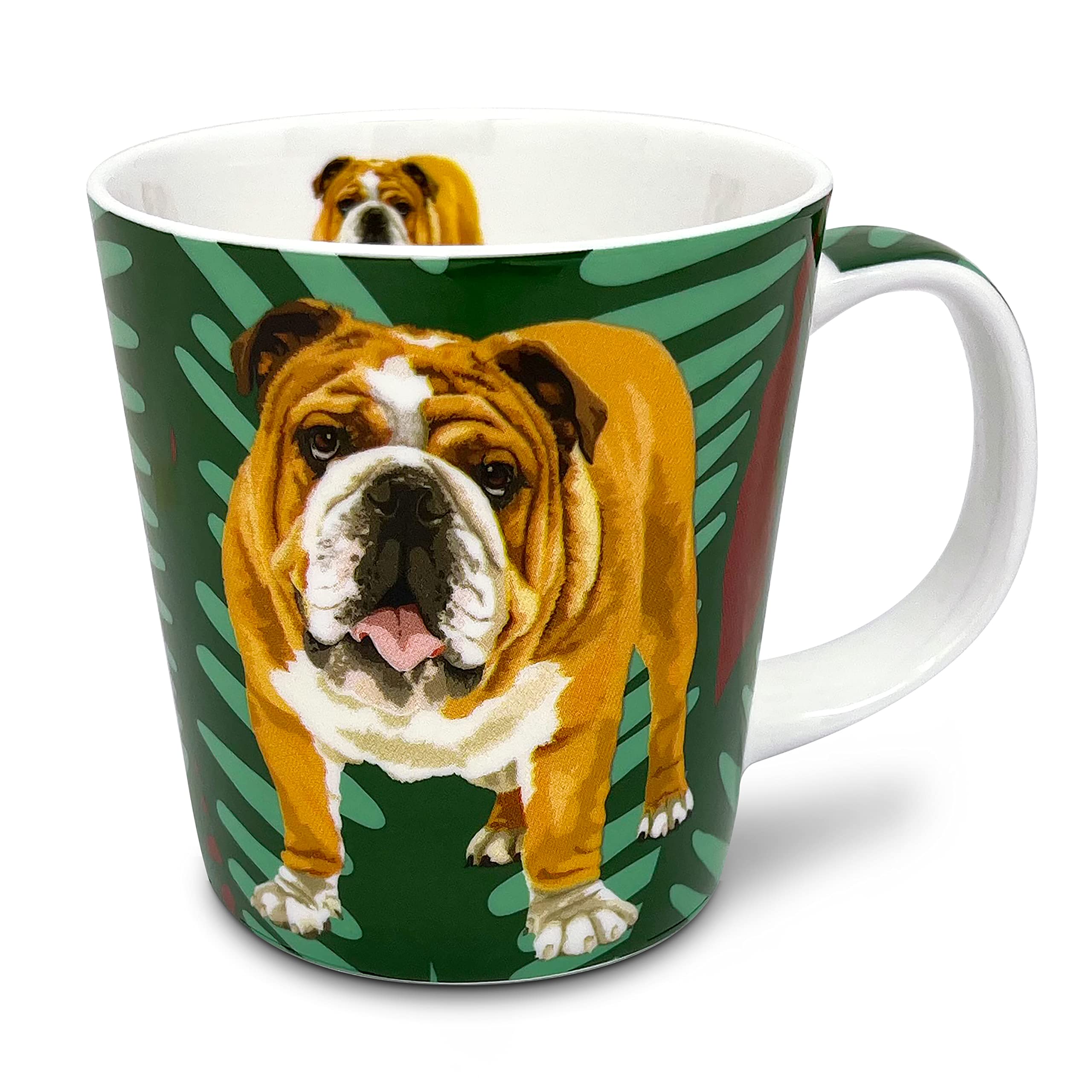 Bulldog Mug in Gift Box by Leslie Gerry