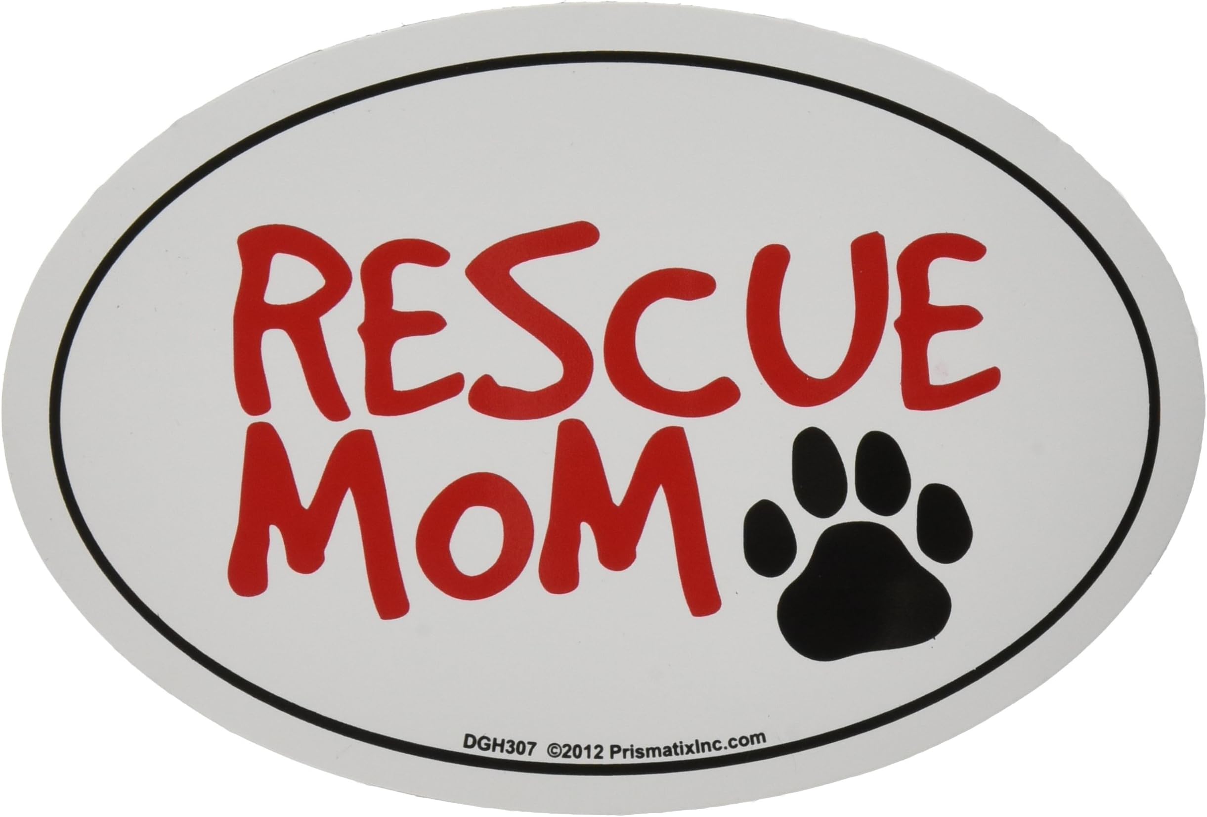 Prismatix Decal Cat and Dog Magnets, Rescue Mom