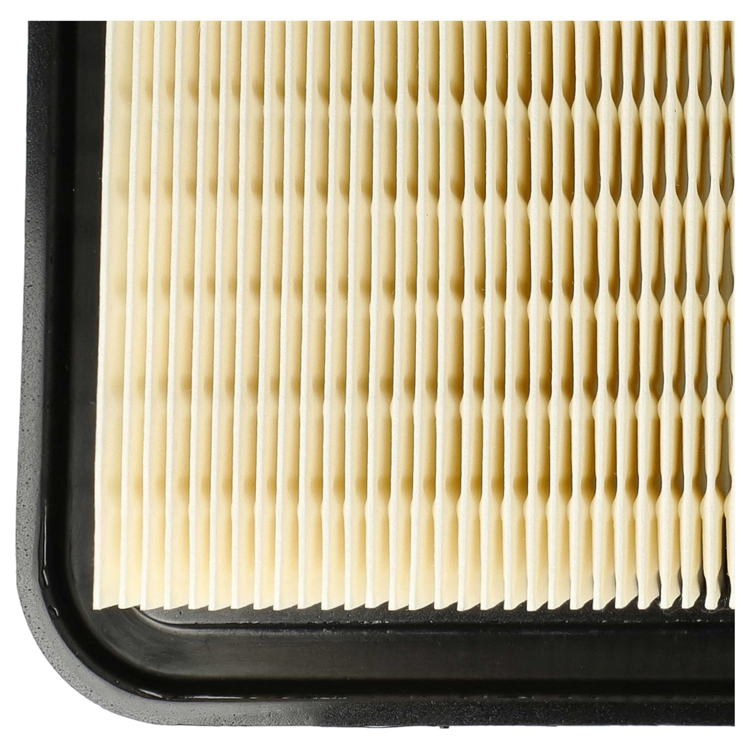 vhbw 5x Filtro plisado plano compatible con Trotec VC 15-20V aspiradora | Elemento filtrante