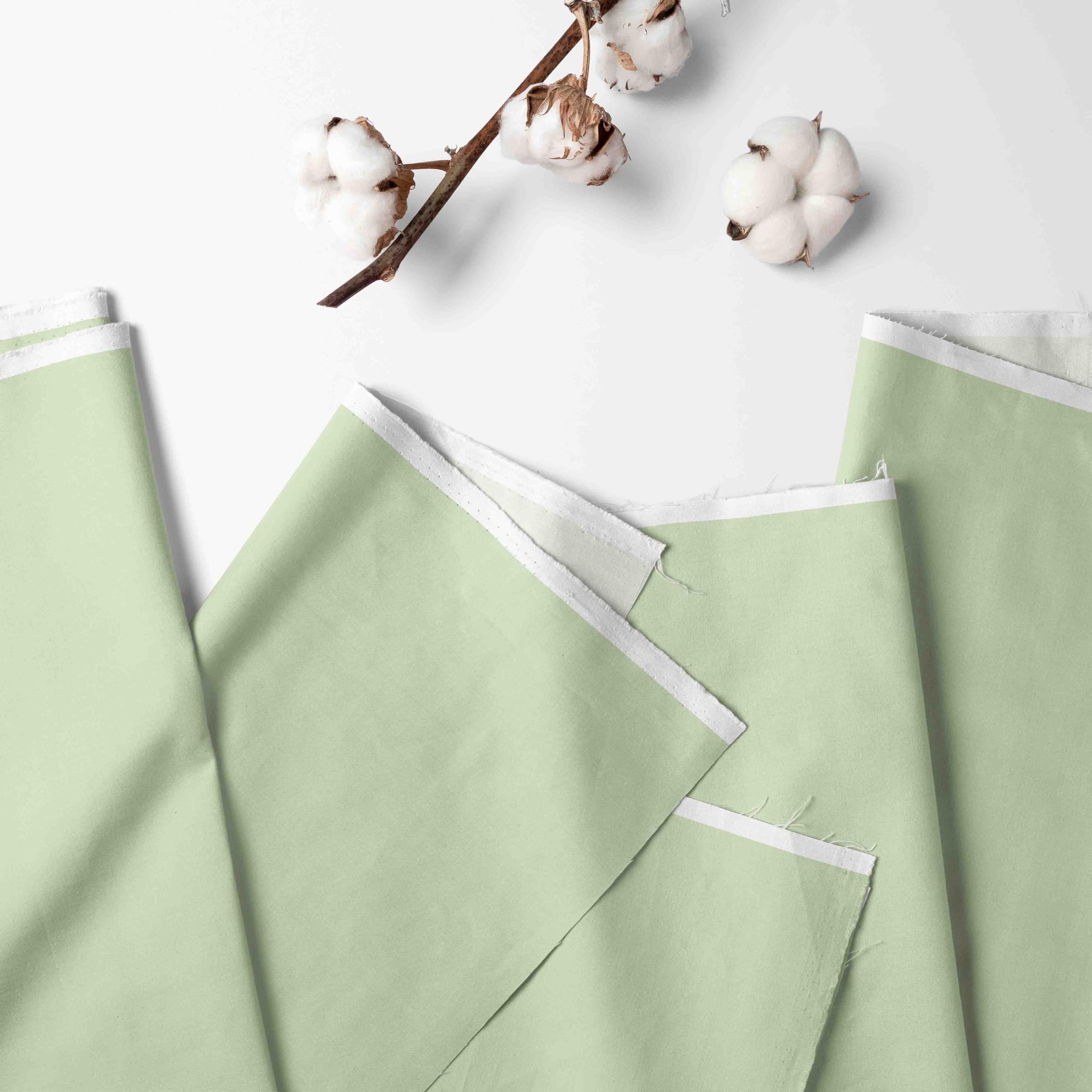 Bacati - ONE Solid Neutral 100% Cotton Percale Universal Baby US Standard Crib or Toddler Bed Fitted Sheet (Lime)