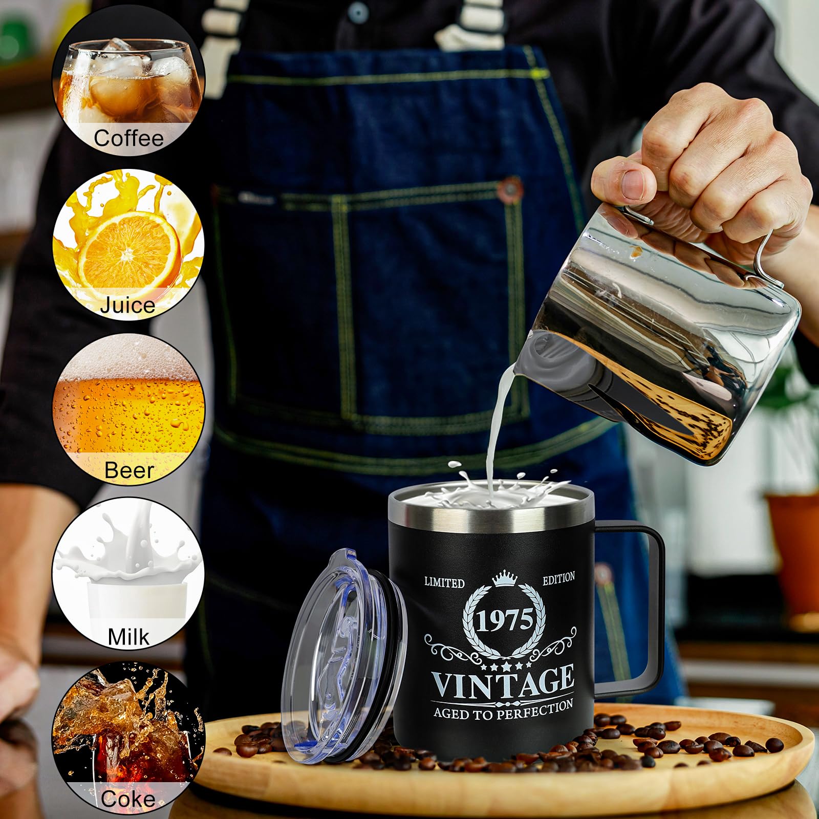 Mug Anniversaire 50 Ans Homme Humour - Cadeau Humour Anniversaire 50 Ans - Idée Cadeau Rigolote Homme Anniversaire 50 Ans. - France