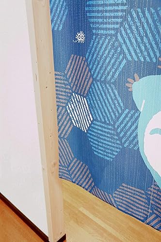 Miniatura 3 de Cosmos Studio Ghibli My Neighbor Totoro noren (cortina japonesa) Bring Good Luck Series Crane Tortoise 33.5x59.1 in 10733