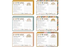 Rainbow Happy Mail Notes for Teachers