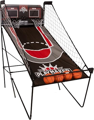 Miniatura 2 de Triumph Play Maker - Juego de baloncesto doble Shootout incluye 4 pelotas de baloncesto listas para el juego, bomba de aire y aguja