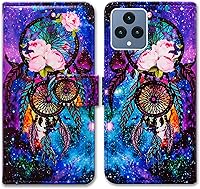 Vista 14 de REVVL 6 5G - Funda para teléfono Bcov Paris Tower Butterfly de piel con tapa para teléfono con ranura para tarjetas, soporte para T-Mobile REVVL 6 5G