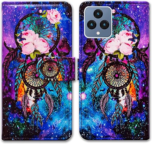 Miniatura 14 de REVVL 6 5G - Funda para teléfono Bcov Paris Tower Butterfly de piel con tapa para teléfono con ranura para tarjetas, soporte para T-Mobile REVVL 6 5G