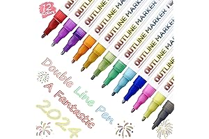 Newest Shimmer Outline Pens for Doodle Art