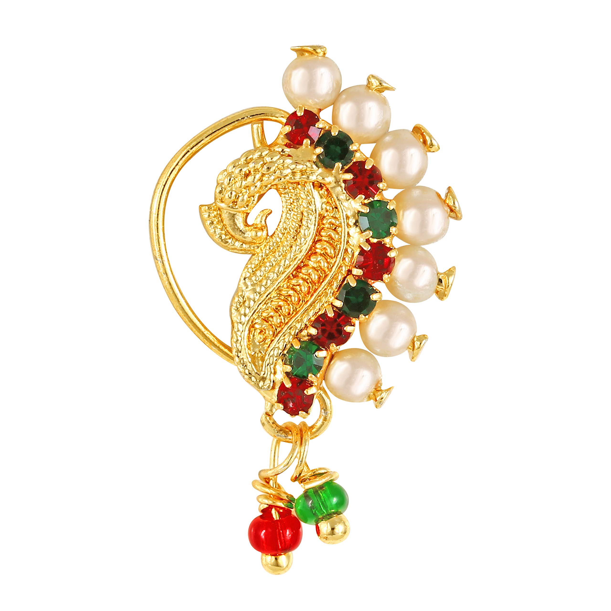 See full amazon price history chart for Vighnaharta Gold Plated with Peals Alloy Maharashtrian banu Nath Nathiya./ Nose Pin valentine day gift valentineday gift for her gift for him gift for women gift for women VFJ1005NTH-Press Vighnaharta Gold Plated with Peals Alloy Maharashtrian banu Nath Nathiya./ Nose Pin valentine day gift valentineday gift for her gift for him gift for women gift for women VFJ1005NTH-Press (B09294MXHZ) Amazon Price History, Amazon Price Tracker