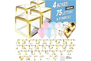 Personalized Letter Boxes for a Captivating Baby Shower