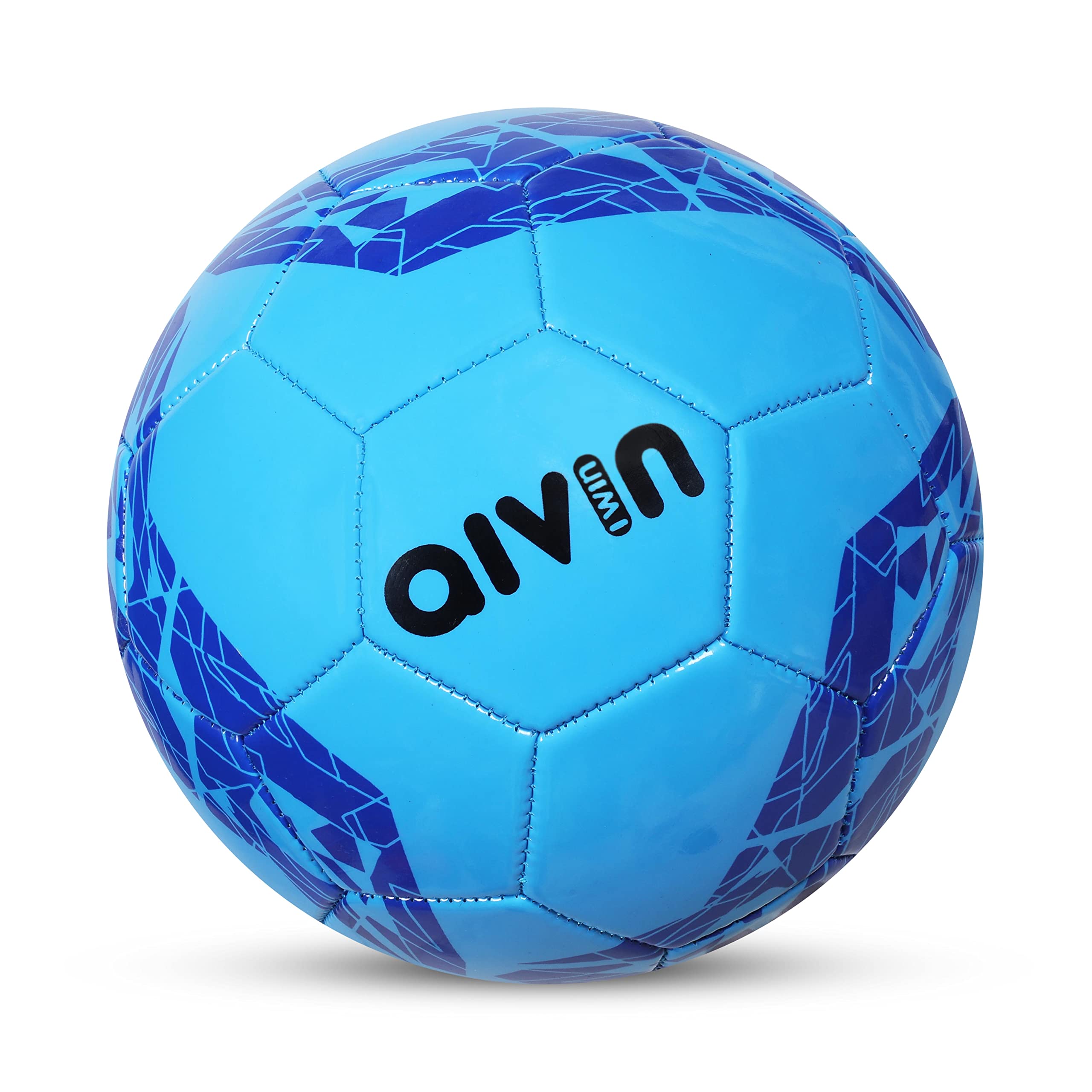 Aivin Argentina Machine Stitched Football Game, for Training, Match, Sports, Playing, Outdoor Ball, Durable & Water Resistance Football for Practice, 32 Panel, Size-5 (Blue)-image-49