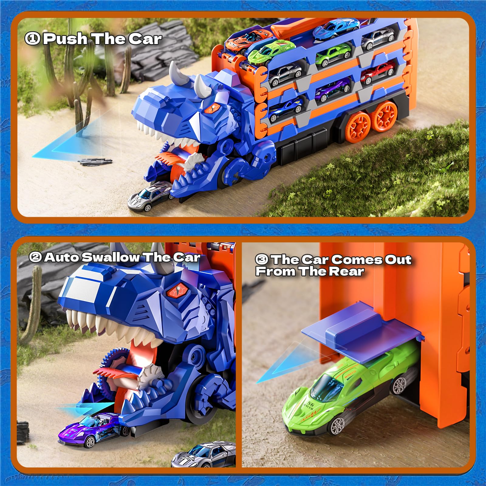 VEEVIFUN Toddler Car Truck Toys Gifts for 3 4 5 Years Old Boys - Image 2