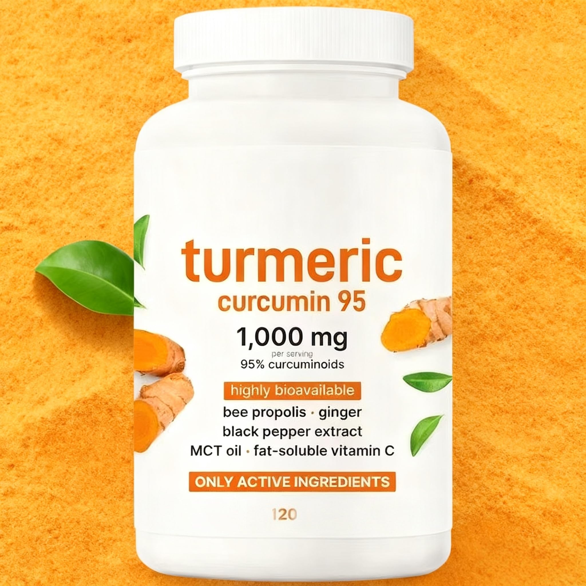 Cúrcuma y curcumina de Biorootlabs: apoyo para la salud articular en hombres y mujeres,2PCS