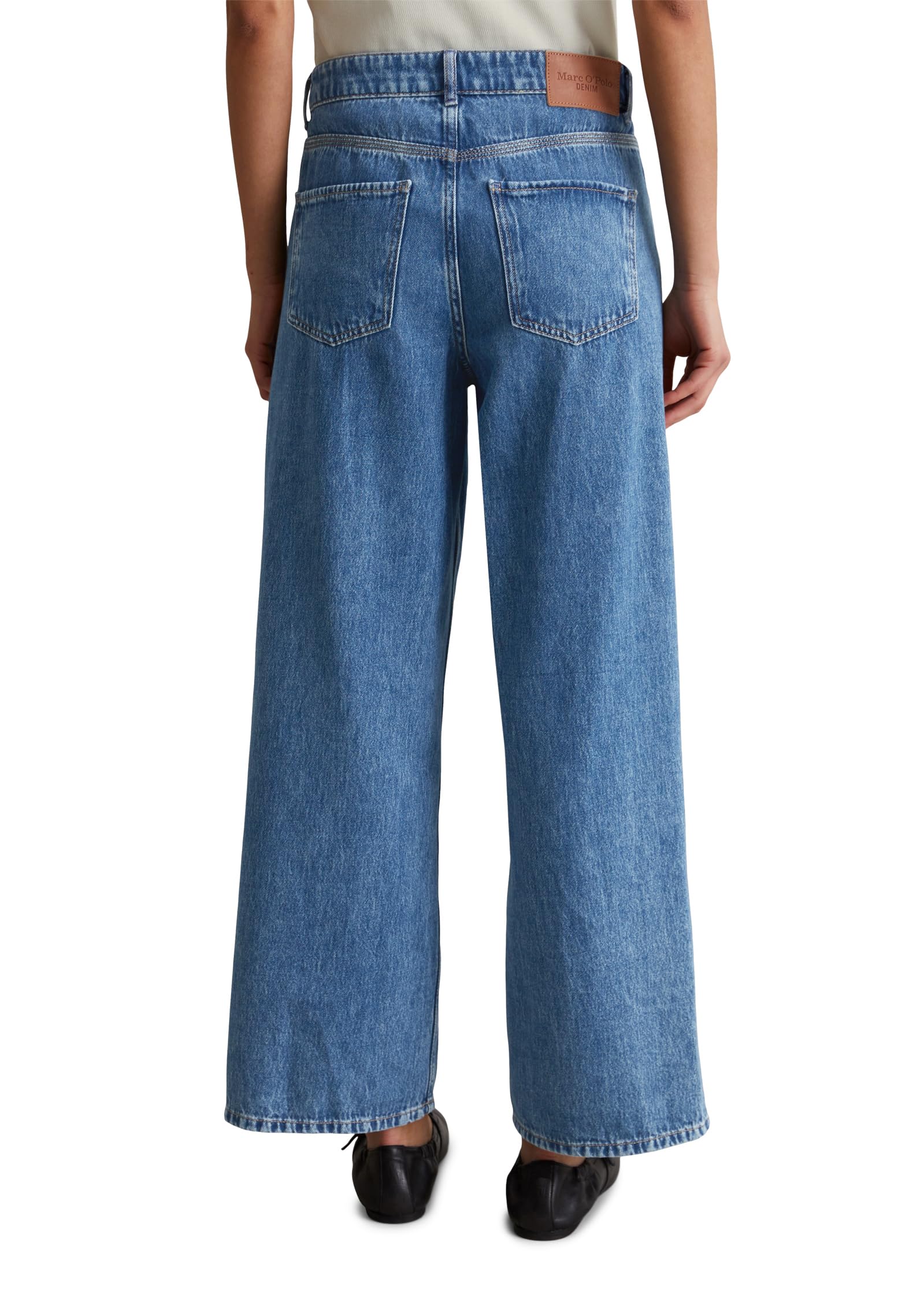 Marc OPolo Denim damskie spodnie jeansowe z bawełny organicznej Wide Fit, 4931, 34W / 32L