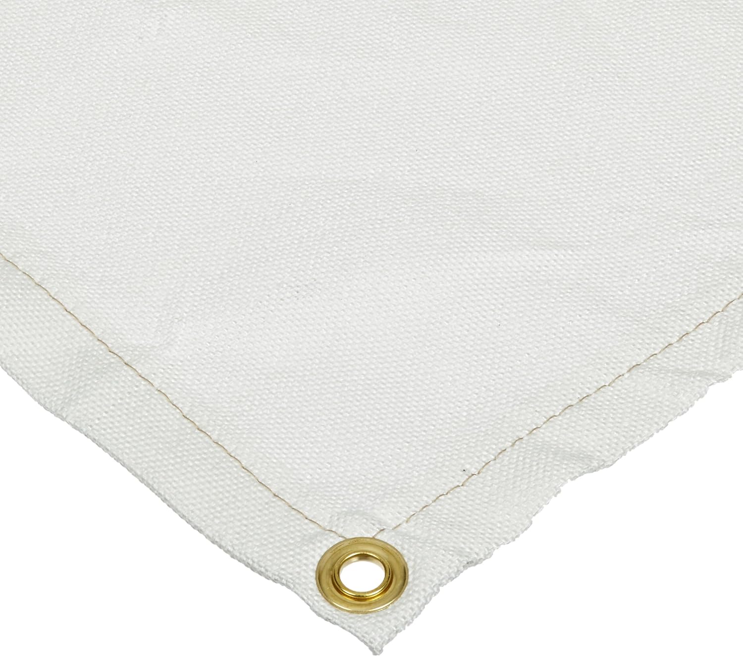 Sellstrom 97404-3 Fiberglass High Temperature Resistant Fabric Blanket, Custom Size 18 oz, 6' Length x 6' Width, White