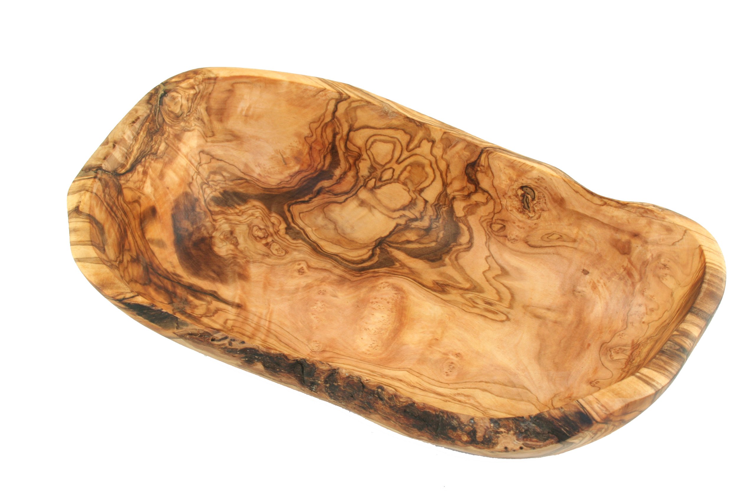 D.O.M. Schale als Obstschale oval 30-33 cm aus Olivenholz