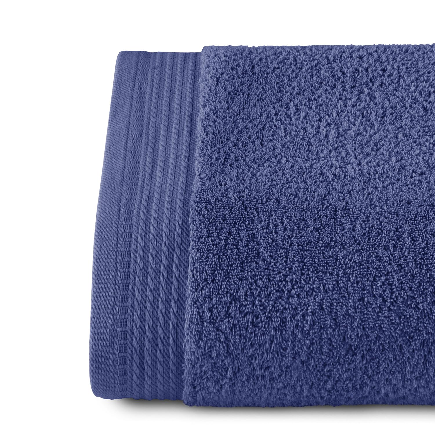 RIZO Top Towel - Set of 1 Shower Towel - Large Shower Towel - Bath Towels - 100% Combed Cotton - 600 g/m2 - Measure 100 x 150 cm - Navy - Image 2