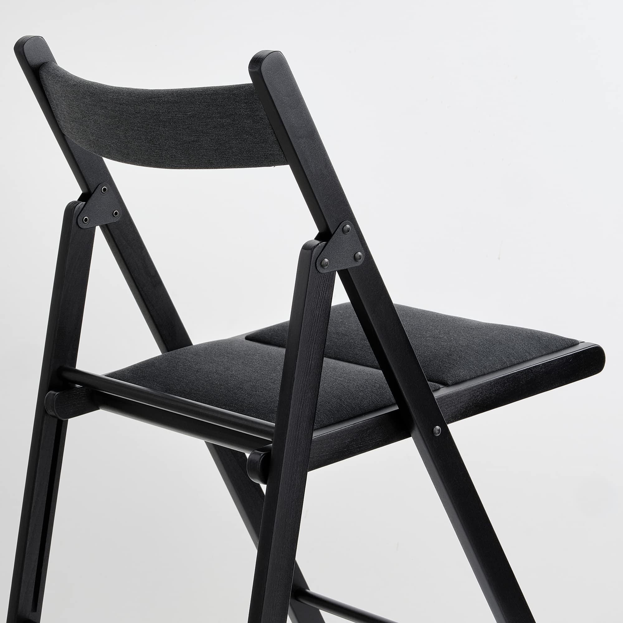 Silla plegable FRÖSVI, negro/Knisa gris oscuro : Amazon.es: Hogar