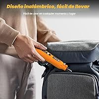 Vista 6 de HARDELL - Kit de herramienta rotatoria inalámbrica multiusos mini con 5 velocidades, carga USB y 69 accesorios, 3.7 V para lijar, pulir, perforar